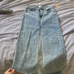 Universal Thread Light Blue Denim Maxi Skirt